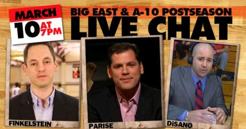 Cox Sports: Big East & A-10 Postseason Live Chat Tonight at 7pm