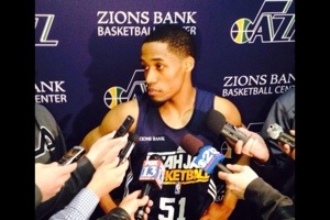 Bryce Cotton Interview After Utah Jazz Workout