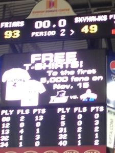 Friars Down Skyhawks in Exhibition